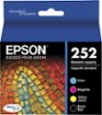 Epson - 252 4-Pack Ink Cartridges - Black/Cyan/Magenta/Yellow