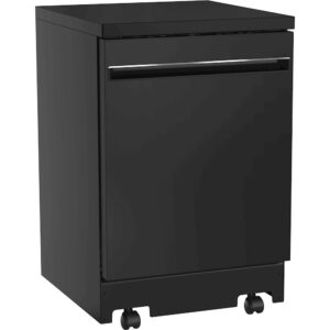 GE - 24" Portable Dishwasher - Black