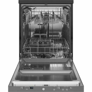 GE - 24" Portable Dishwasher - Stainless Steel