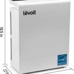 Levoit - TruClean Smart 360 Sq. Ft True HEPA Air Purifier - White