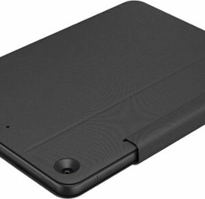 Logitech - Rugged Folio Keyboard Folio for Apple iPad (7th, 8th & 9th Gen) with Durable Spill-Proof Design - Graphite