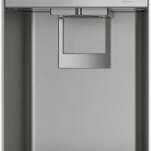 Monogram - 20.4 Cu. Ft. Side-by-Side Built-In Refrigerator with Dispenser - Stainless Steel