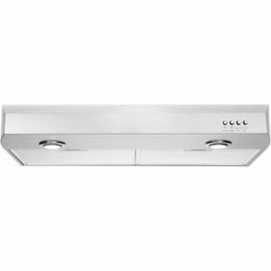 Whirlpool - Gold 30" Convertible Range Hood - Stainless Steel