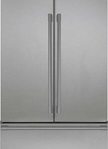 Monogram - 20.8 Cu. Ft. French Door Built-In Refrigerator with Water Filtration - Stainless Steel