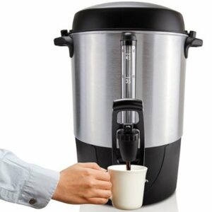 Hamilton Beach - Single-Spout 45-Cup Coffee Urn - Silver