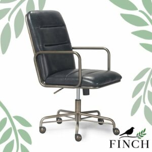 Finch - Franklin Upholstered Office Chair - Charcoal