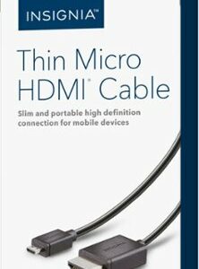 Insignia™ - 8’ Micro HDMI Cable to HDMI - Black