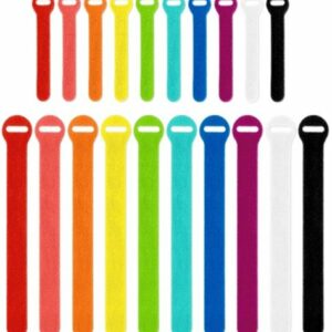 Wrap-It Storage - Self-Gripping Cable Ties (20-Pack) - Multi-Color