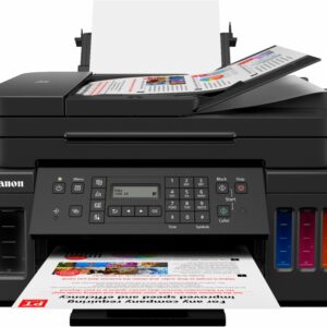 Canon - PIXMA MegaTank G7020 Wireless All-In-One Inkjet Printer with Fax - Black