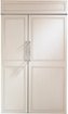 Monogram - 29.5 Cu. Ft. Side-by-Side Built-In Refrigerator - Custom Panel Ready