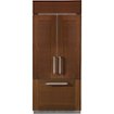 Monogram - 20.8 Cu. Ft. French Door Built-In Refrigerator - Custom Panel Ready