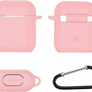 SaharaCase - Case Kit for Apple AirPods (1st Generation and 2nd Generation) - Pink Rose