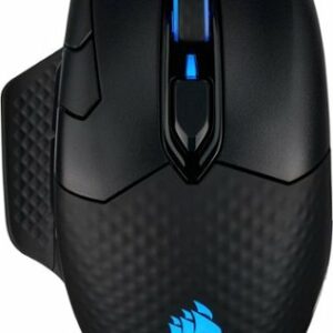 CORSAIR - DARK CORE RGB PRO SE Wireless Optical Gaming Mouse with Qi Wireless Charging - Black