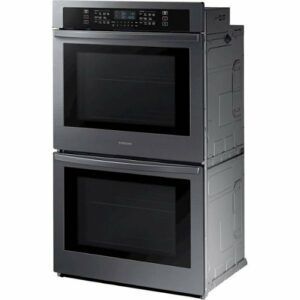 Samsung - 30" Built-In Double Wall Oven with WiFi - Black Stainless Steel