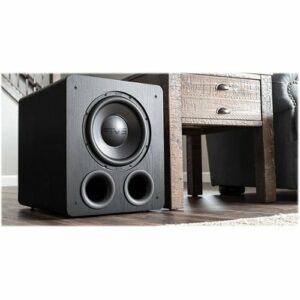 SVS - 12" 550W Powered Ported Box Subwoofer - Premium Black Ash