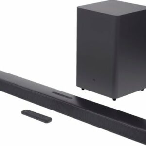 JBL - 2.1-Channel Soundbar with Wireless Subwoofer and Dolby Digital - Black