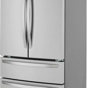 LG - 26.9 Cu. Ft. 4-Door French Door Refrigerator with Internal Water Dispenser - Stainless Steel