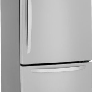 LG - 25.5 Cu. Ft. Bottom-Freezer Refrigerator with Ice Maker - Stainless Steel