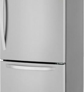 LG - 25.5 Cu. Ft. Bottom-Freezer Refrigerator with Ice Maker - Stainless Steel