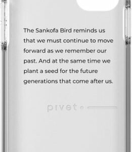 Pivet - Glacier+ pro Black History Month Sankofa Case for Apple® iPhone® 11 - Moonstone