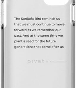 Pivet - Glacier+ pro Black History Month Sankofa Case for Apple® iPhone® 11 Pro - Moonstone