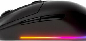 SteelSeries - Rival 3 Lightweight Wired Optical Gaming Mouse with Brilliant Prism RGB Lighting - Black