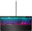 SteelSeries - Apex 5 Full Size Wired Mechanical Hybrid Blue Tactile & Clicky Switch Gaming Keyboard with RGB Backlighting - Black