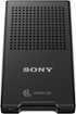 Sony - USB 3.1 CFexpress/XQD Memory Card Reader - Black