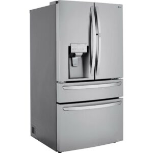 LG - 29.5 Cu. Ft. 4-Door French Door-in-Door Smart Refrigerator with Craft Ice - Stainless Steel