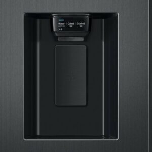 Samsung - 27.4 cu. ft. Side-by-Side Refrigerator with Large Capacity - Black Stainless Steel