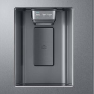 Samsung - 26.7 cu. ft. Side-by-Side Smart Refrigerator with 21.5" Touch-Screen Family Hub - Stainless Steel