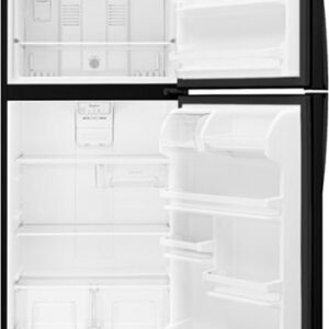 Whirlpool - 18.3 Cu. Ft. Top-Freezer Refrigerator - Black