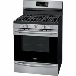 Frigidaire - Gallery 5.0 Cu. Ft. Freestanding Gas Range with Air Fry - Stainless Steel