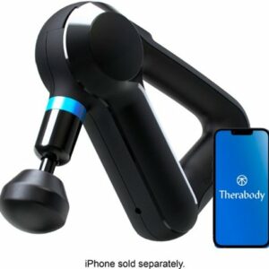 Therabody - Theragun Elite Bluetooth + App Enabled Massage Gun + 5 Attachments, 40lbs Force (Latest Model) - Black