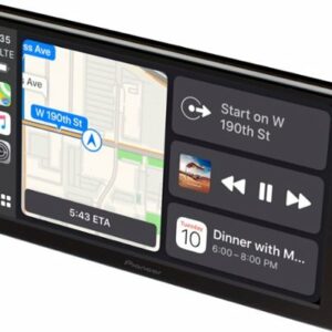 Pioneer - 9" Amazon Alexa and Wireless Android Auto™/Apple CarPlay® Bluetooth® Floating Multimedia Receiver - Black