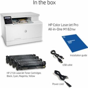 HP - LaserJet Pro MFP M182nw Wireless Color All-In-One Laser Printer