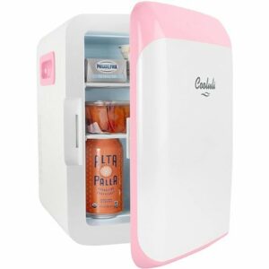 Cooluli - Classic 0.4 Cu. Ft. Mini Fridge - Pink