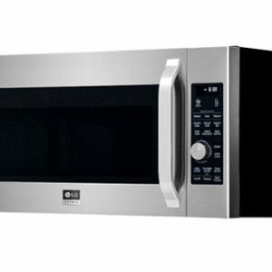 LG - STUDIO 1.7 Cu. Ft. Convection Over-the-Range Microwave Oven with Sensor Cooking - Stainless Steel