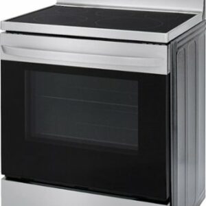 LG - 6.3 Cu. Ft. Smart Freestanding Electric Convection Range with Easy Clean, Air Fry and WideView Window - Stainless Steel