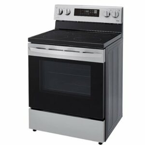 LG - 6.3 Cu. Ft. Smart Freestanding Electric Range with EasyClean and WideView Window - Stainless Steel