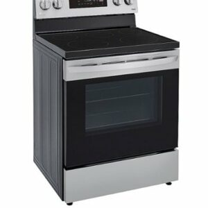 LG - 6.3 Cu. Ft. Smart Freestanding Electric Range with EasyClean and WideView Window - Stainless Steel