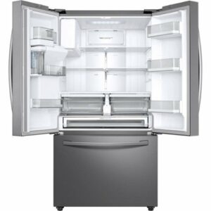 Samsung - 28 cu. ft. French Door Refrigerator with External Water & Ice Dispenser - Stainless Steel