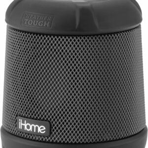 iHome - PlayTough - Bluetooth Rechargeable Waterproof Speaker with 18-Hour Mega Battery - Black