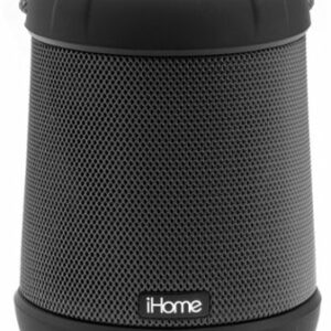 iHome - PlayTough Pro - Bluetooth Rechargeable Waterproof Portable Speaker with 360° Stereo Sound - Black