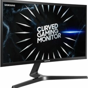 Samsung - Geek Squad Certified Refurbished 24" LED Curved FHD FreeSync Monitor - Black