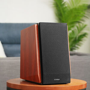 Edifier - R1700BT Bluetooth Bookshelf Speakers, Computer Speakers - Powered Speakers 2.0 - Active Near-Field Studio Monitors - Brown/Black