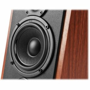 Edifier - R1700BT Bluetooth Bookshelf Speakers, Computer Speakers - Powered Speakers 2.0 - Active Near-Field Studio Monitors - Brown/Black