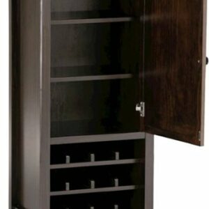 Simpli Home - Amherst High Storage Wine Rack - Hickory Brown