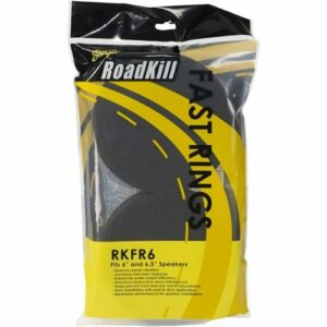 Stinger - RoadKill Universal Fast Rings Kit for 6” and 6.5” Speakers - Black