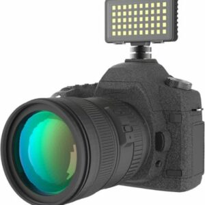 Digipower - Insta-Fame Dimmable 50 LED Super Bright Video Light with 3X Light Diffusers and Smartphone Mount